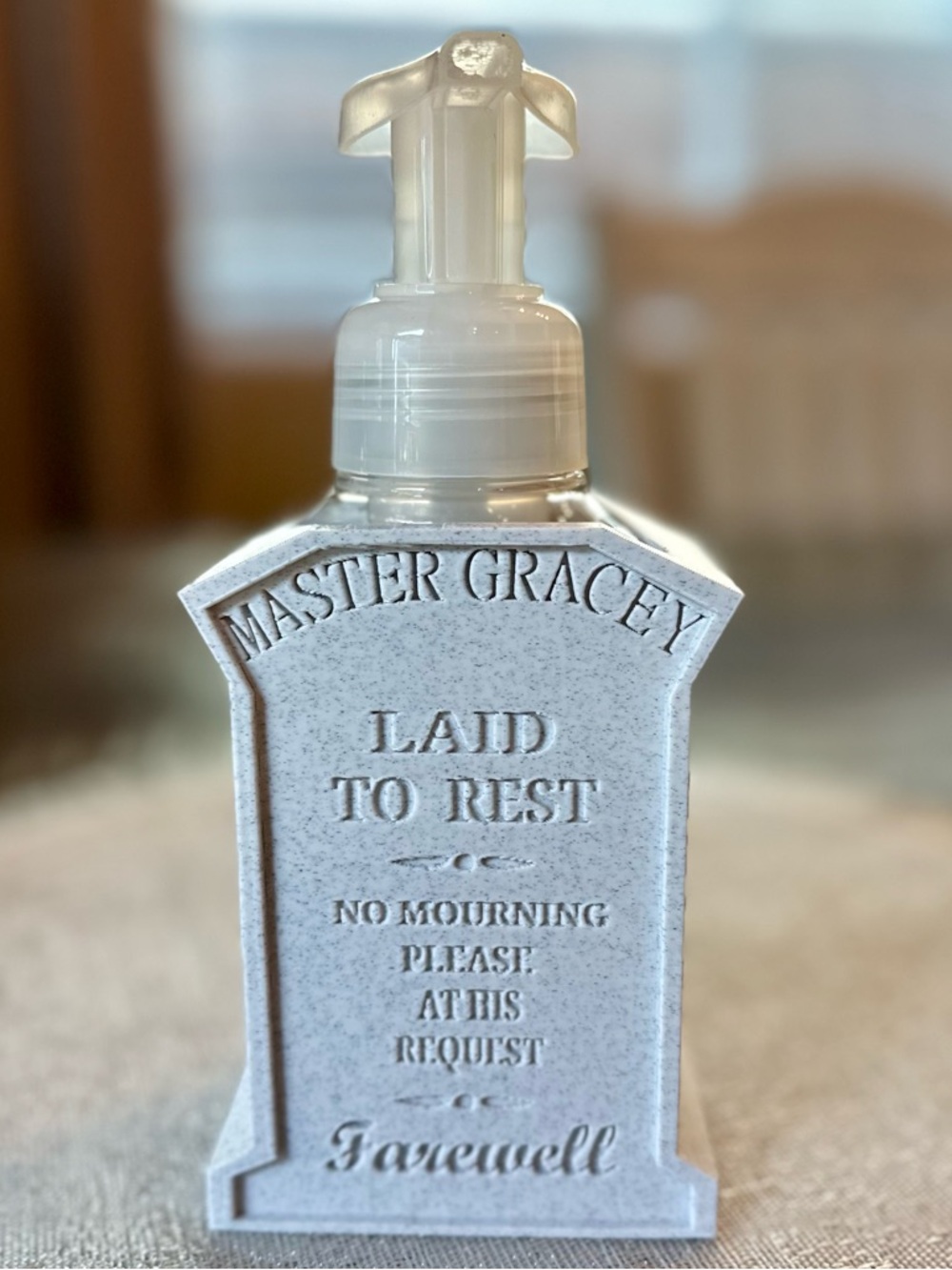 Disney Haunted Mansion Tombstone Soap Holder for Bath & Body Works Bottles